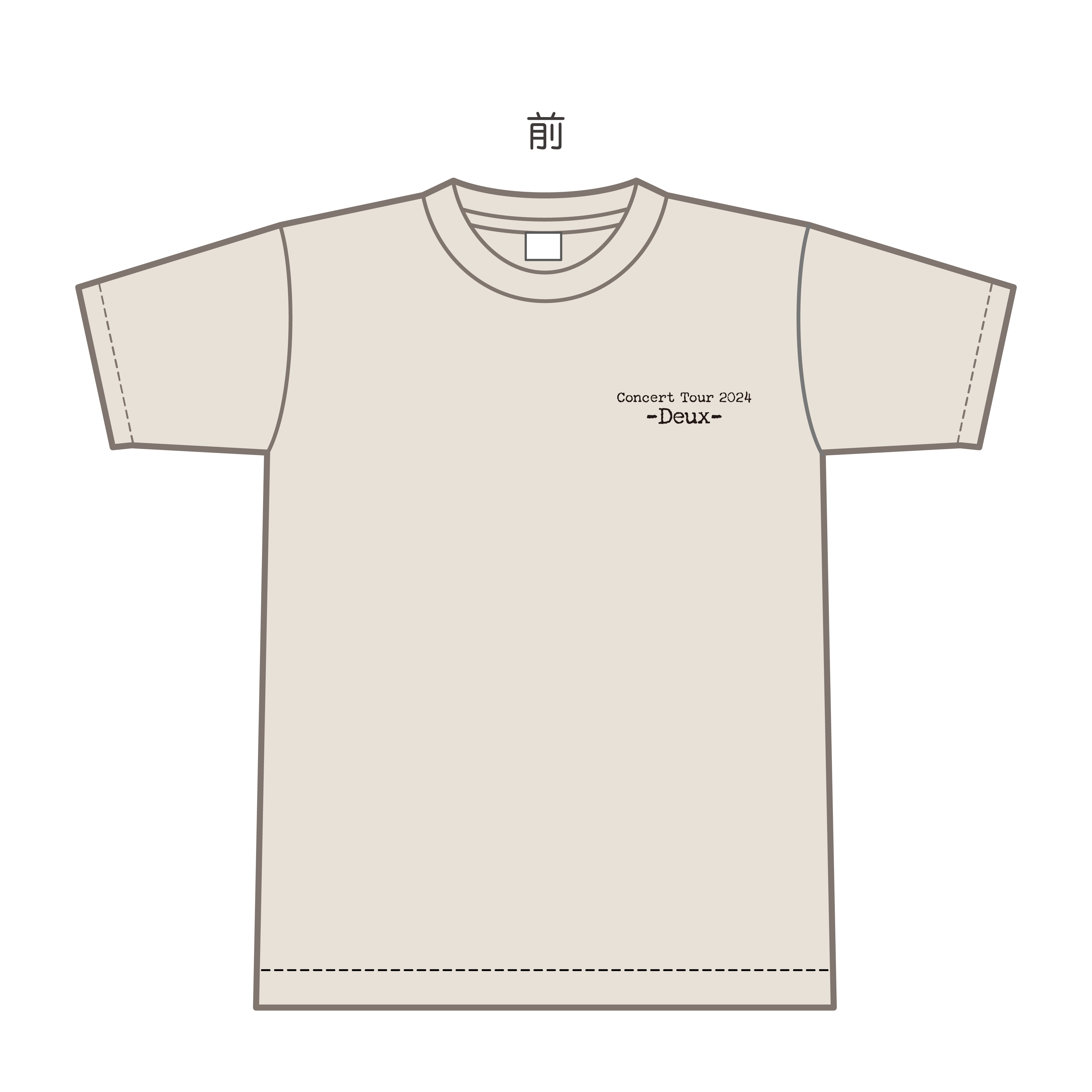Miho Nakayama Concert Tour 2024 -Deux- Tシャツ(バニラホワイト)