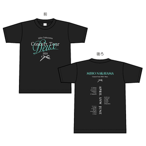 Miho Nakayama Concert Tour 2024 -Deux- Tシャツ(ブラック)