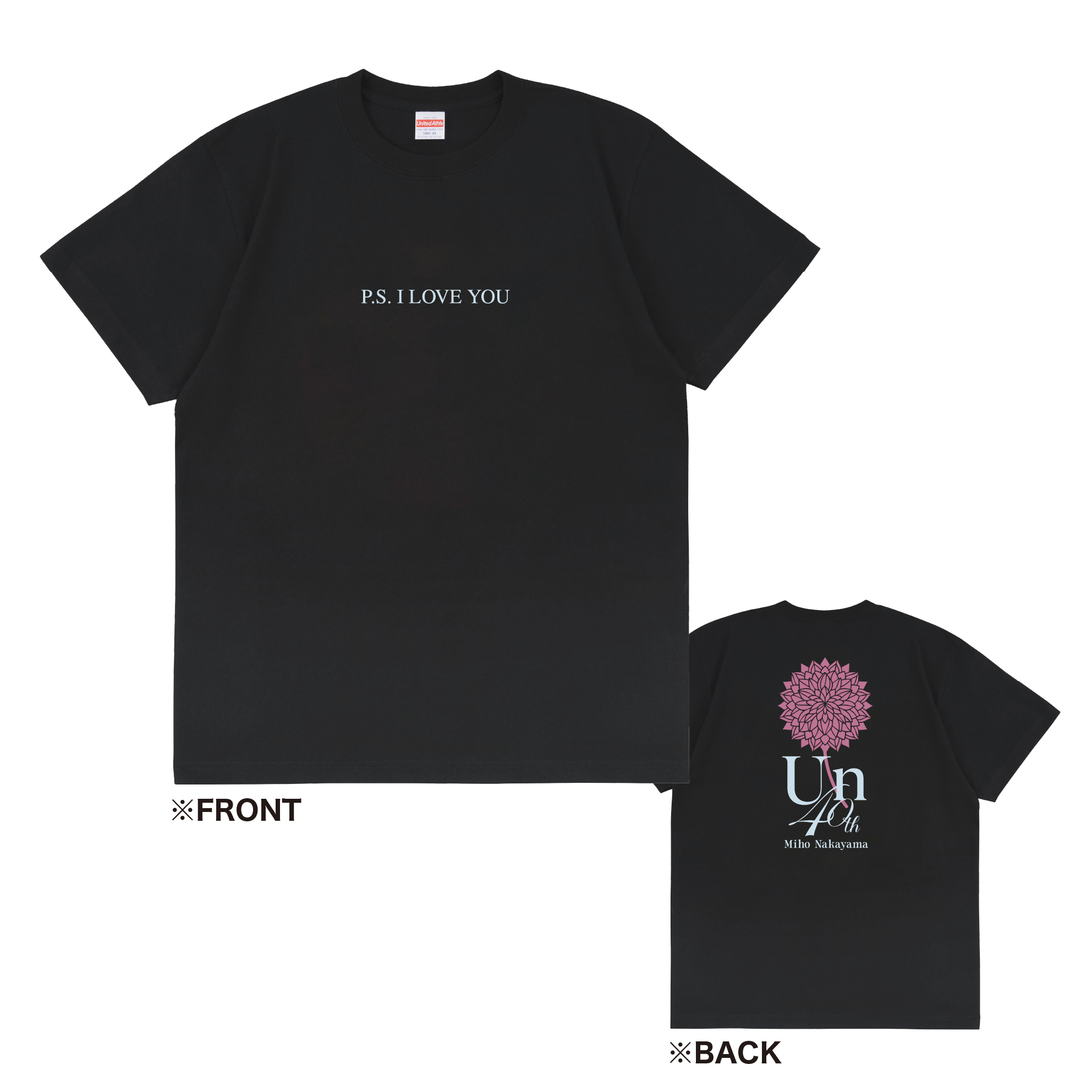 中山美穂 40th Anniversary Concert -Un- ~ P.S. I LOVE YOU ~ Tシャツ
